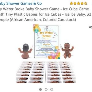 My water broke baby shower game